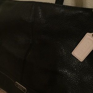Leather Coach purse